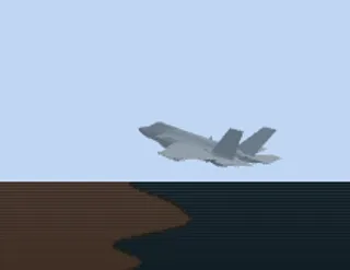 Picture 2 of 5: the aircraft over the coastline