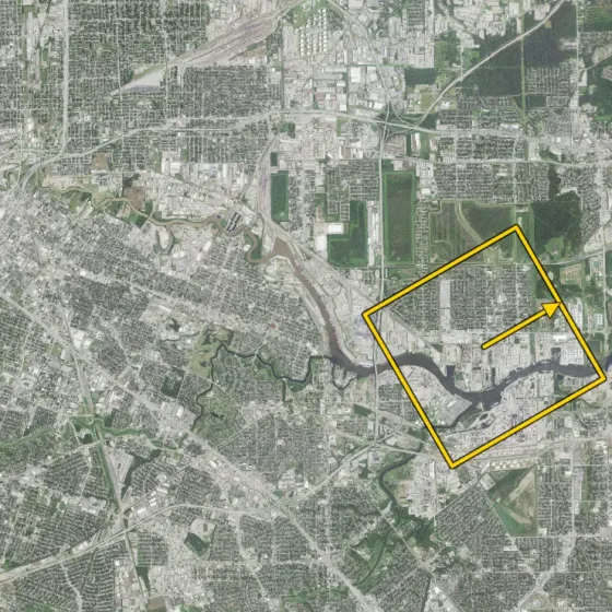 The Reference Map with the Camera View outlined; its arrow points 60 degrees.