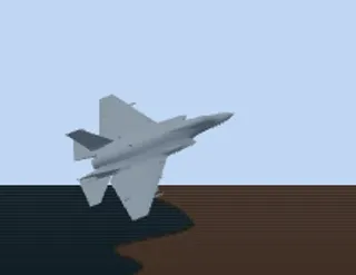 Picture 1 of 5: the aircraft over the coastline