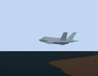 Picture 2 of 5: the aircraft over the coastline