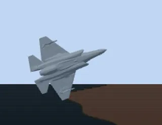 Picture 1 of 5: the aircraft over the coastline