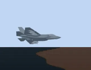Picture 2 of 5: the aircraft over the coastline