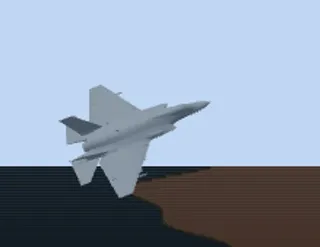 Picture 4 of 5: the aircraft over the coastline