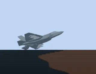 Picture 5 of 5: the aircraft over the coastline