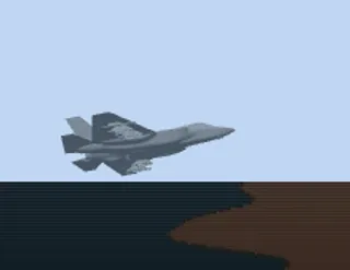 Picture 1 of 5: the aircraft over the coastline