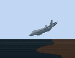 Picture 5 of 5: the aircraft over the coastline