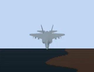 Picture 1 of 5: the aircraft over the coastline