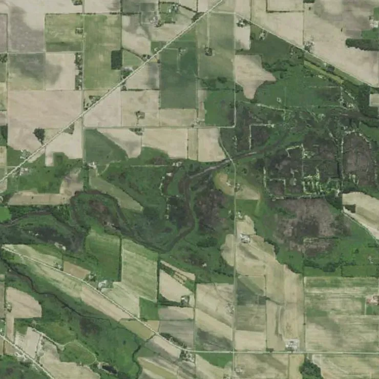 Camera View, item 5: part of the same area, turned and enlarged, as seen from the vehicle.