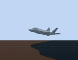 Picture 1 of 5: the aircraft over the coastline