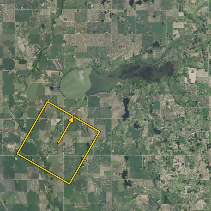 The Reference Map with the Camera View outlined; its arrow points 30 degrees.