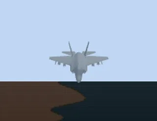 Picture 4 of 5: the aircraft over the coastline