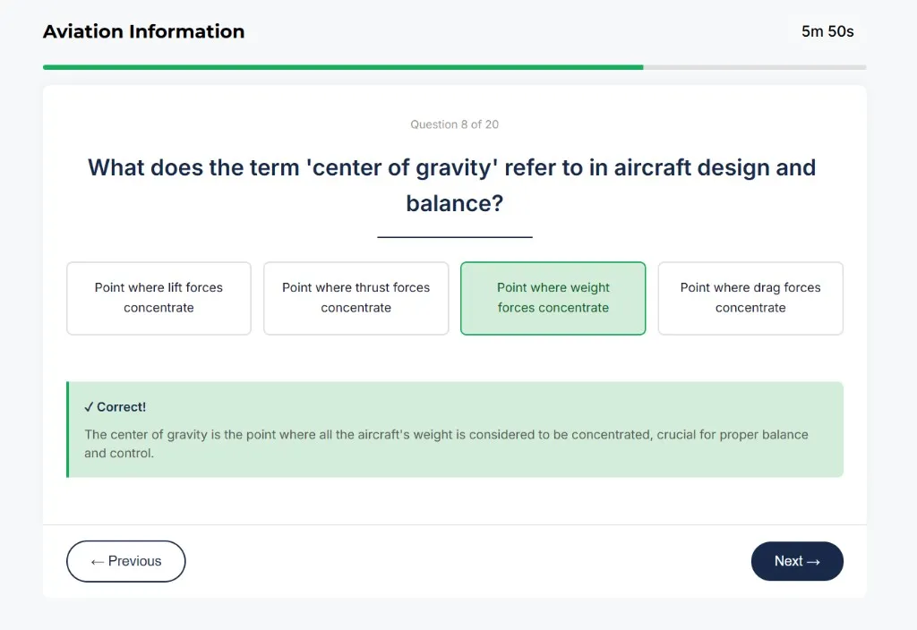 AFOQT Aviation Information sample question 3