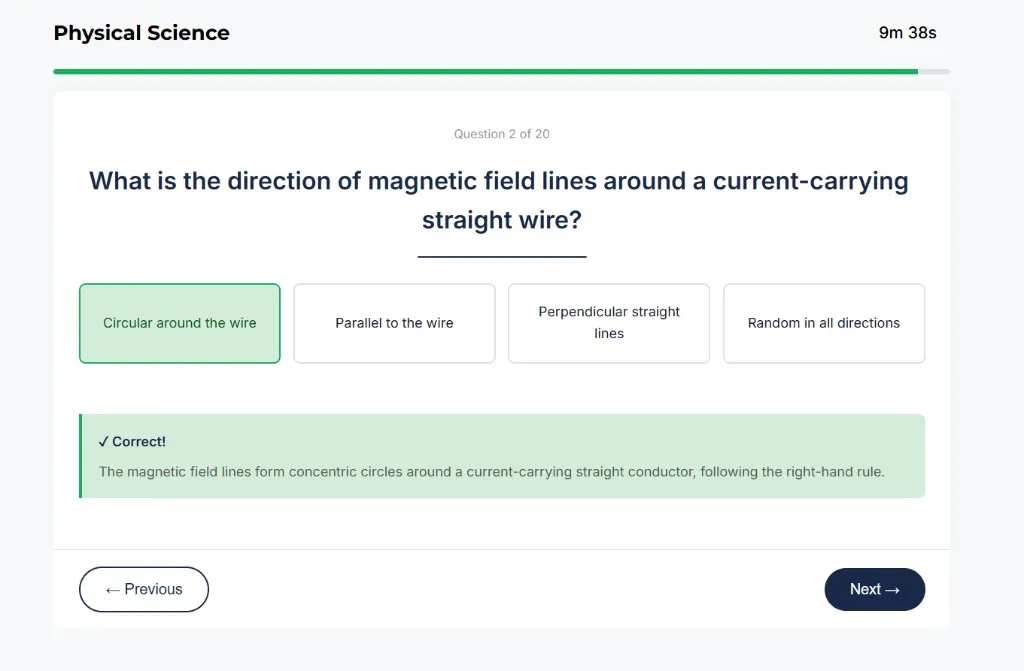 AFOQT Physical Science sample question 1