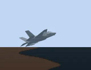 Picture 1 of 5: the aircraft over the coastline