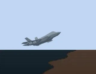 Picture 2 of 5: the aircraft over the coastline