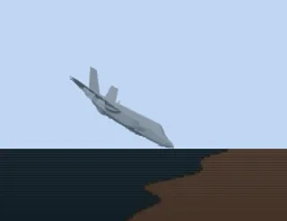 Picture 5 of 5: the aircraft over the coastline