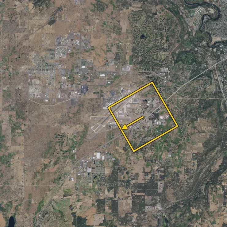 The Reference Map with the Camera View outlined; its arrow points 240 degrees.