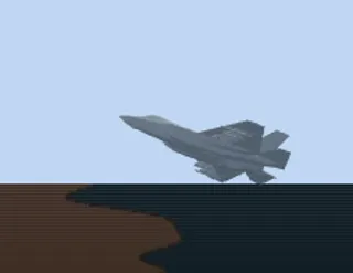 Picture 4 of 5: the aircraft over the coastline