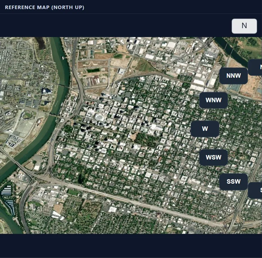 ASTB-E Terrain Identification left reference map screenshot