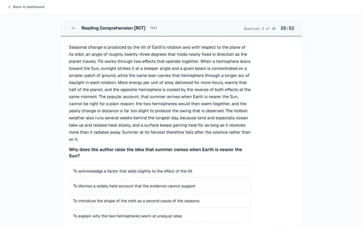Reading Comprehension (RCT)