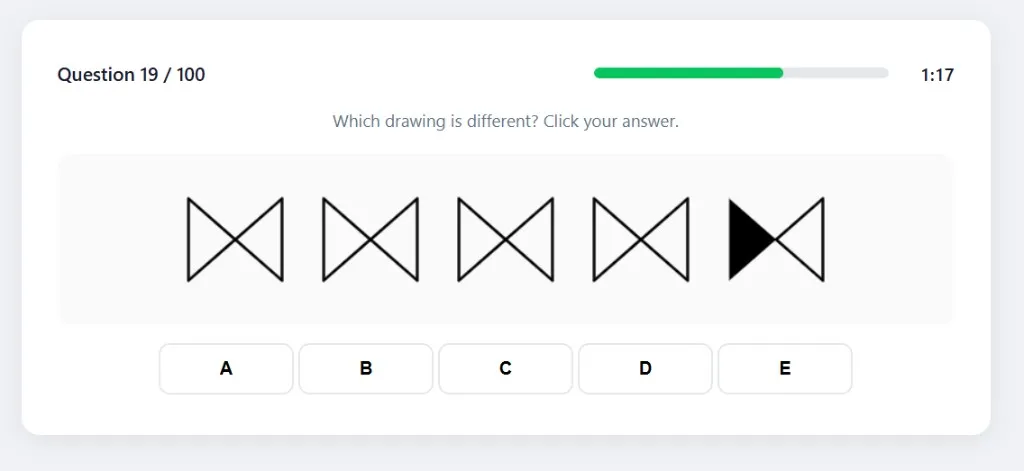 SIFT Simple Drawings training example question 19