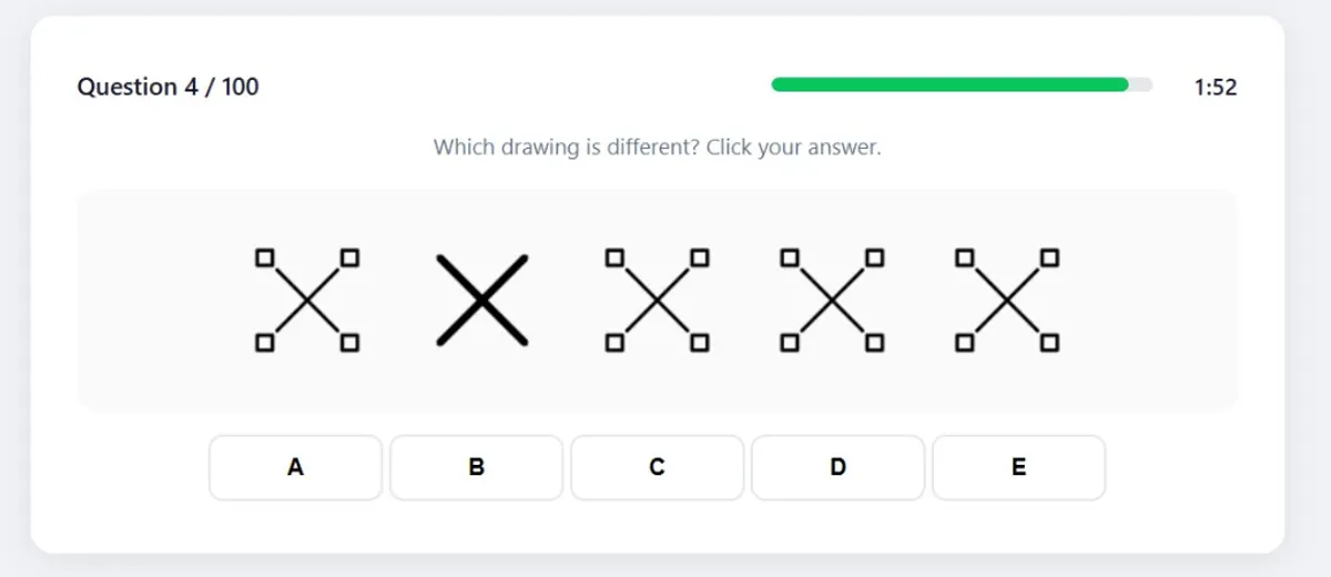 SIFT Simple Drawings training test screenshot