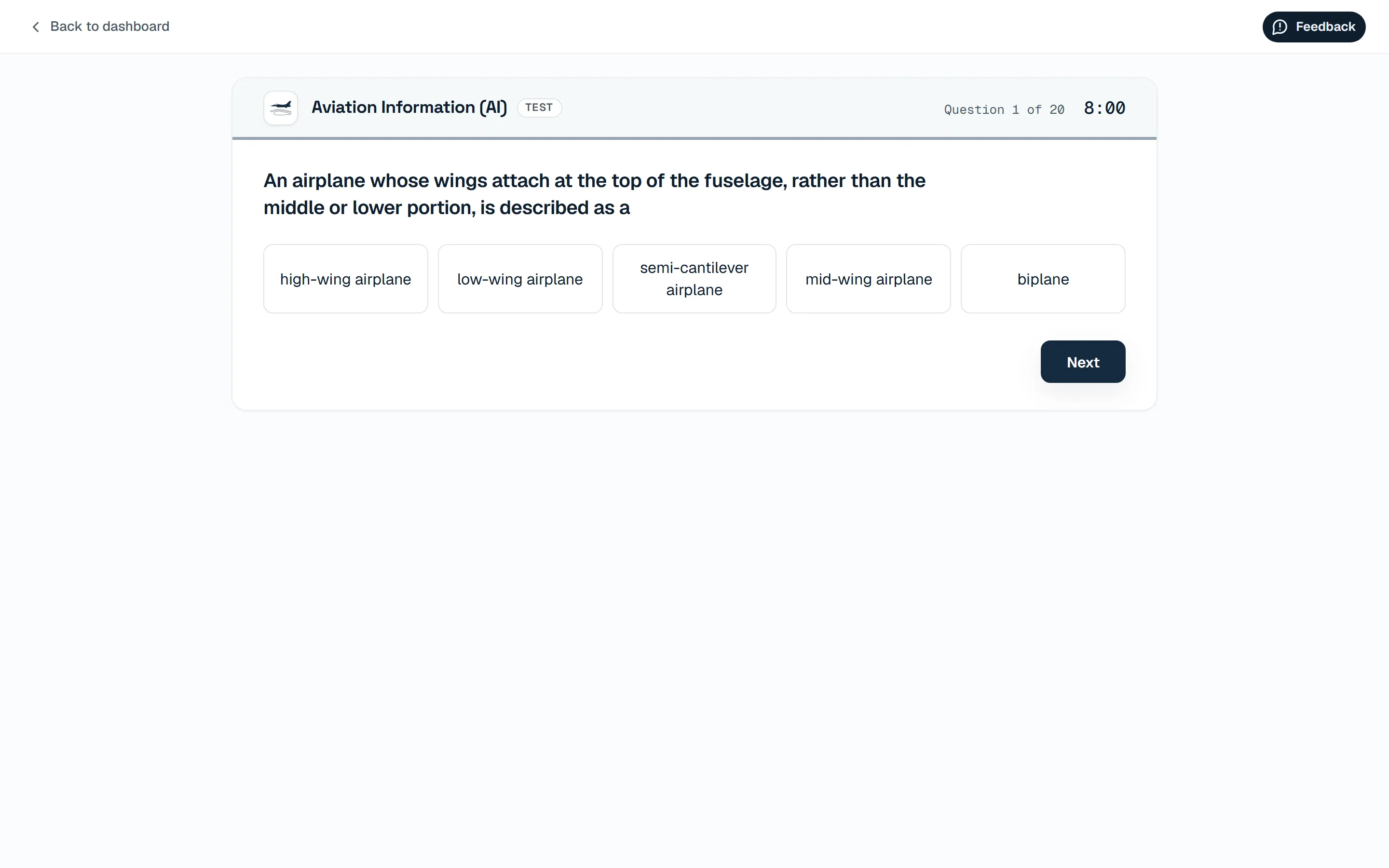Test screen