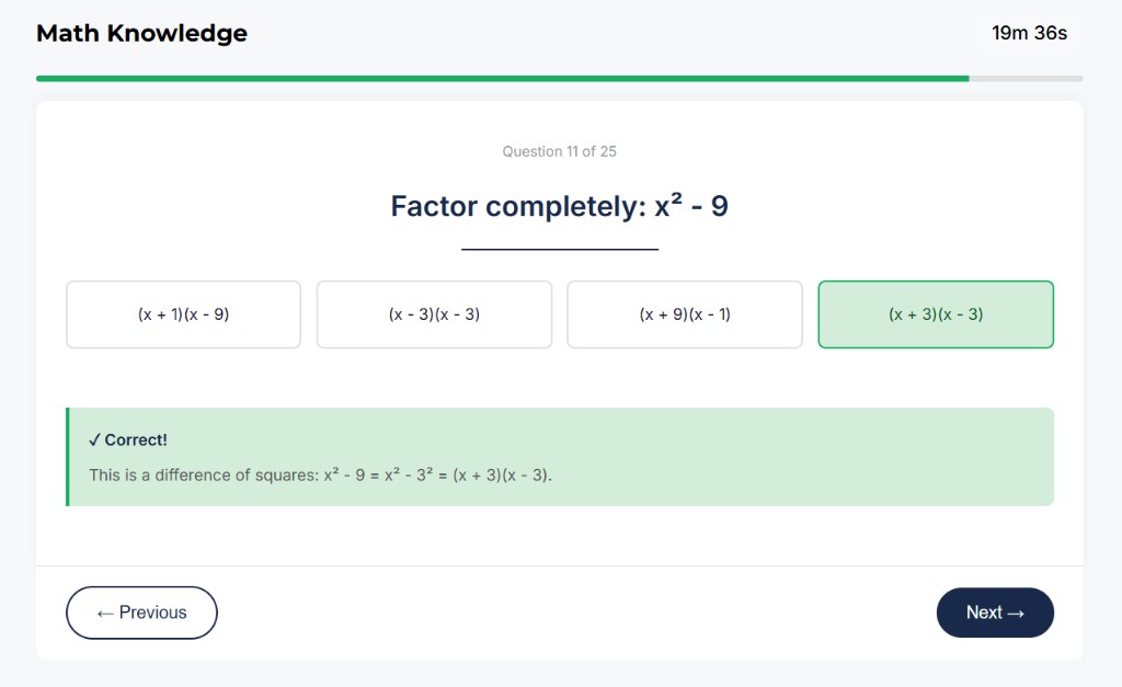 AFOQT Math Knowledge sample question 3
