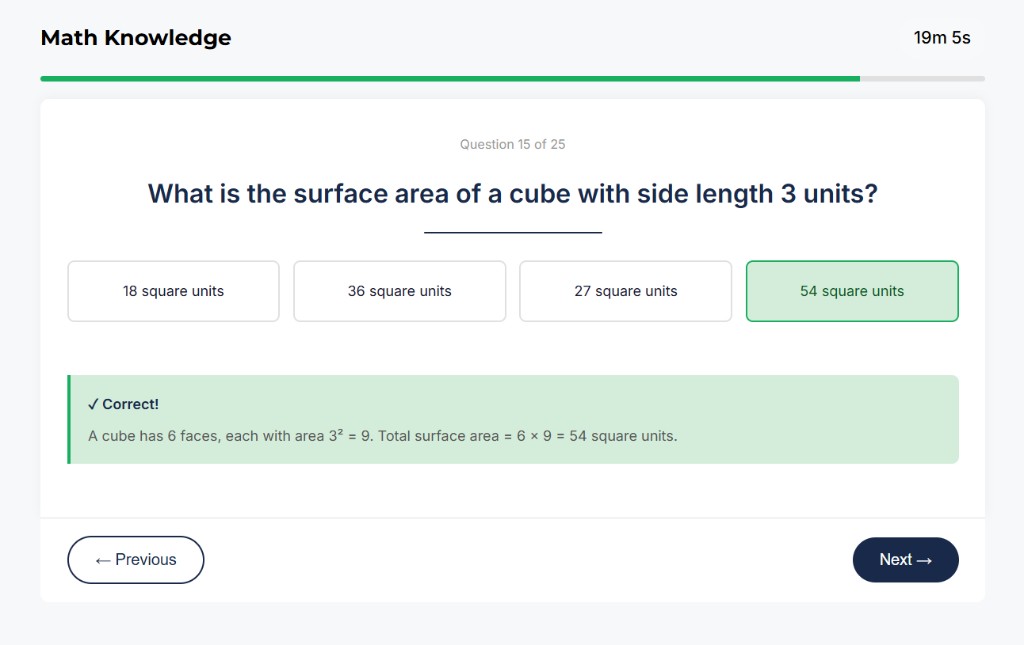 AFOQT Math Knowledge sample question 4