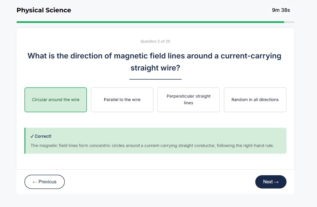 AFOQT Physical Science sample question 1
