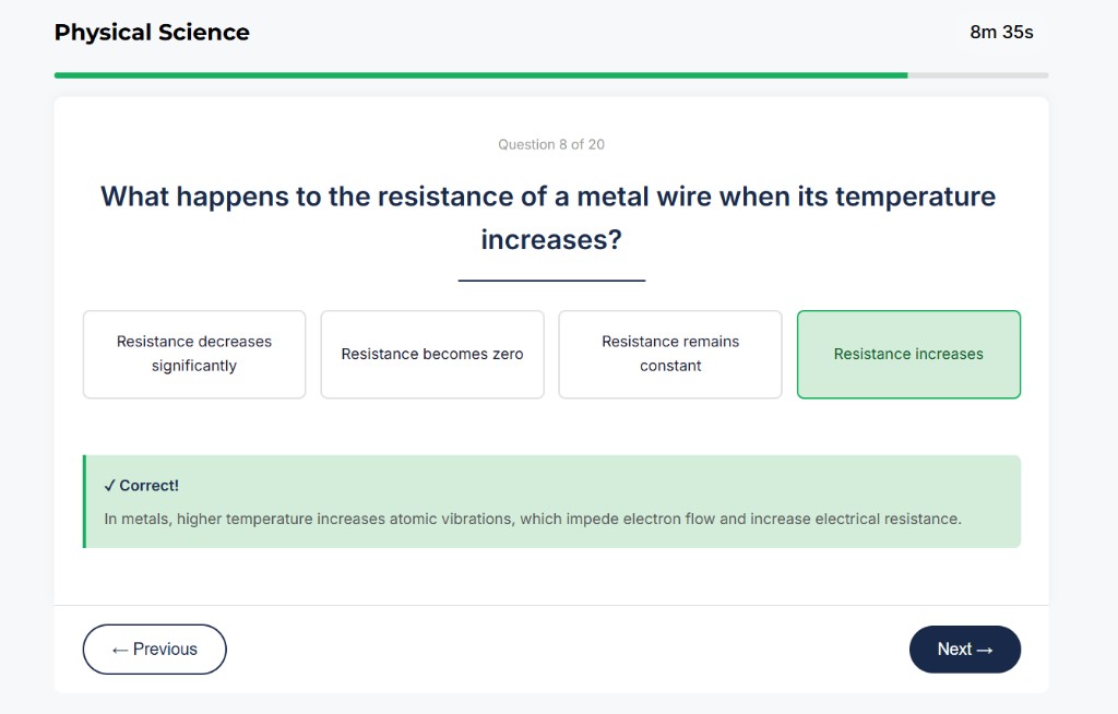 AFOQT Physical Science sample question 4