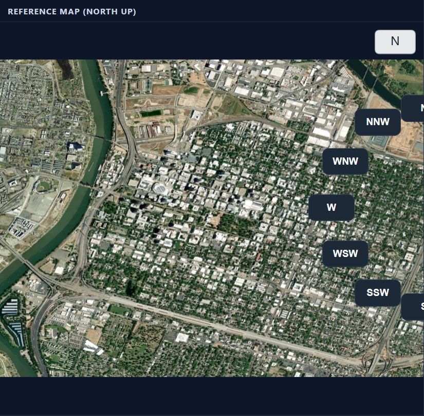 ASTB-E Terrain Identification left reference map screenshot