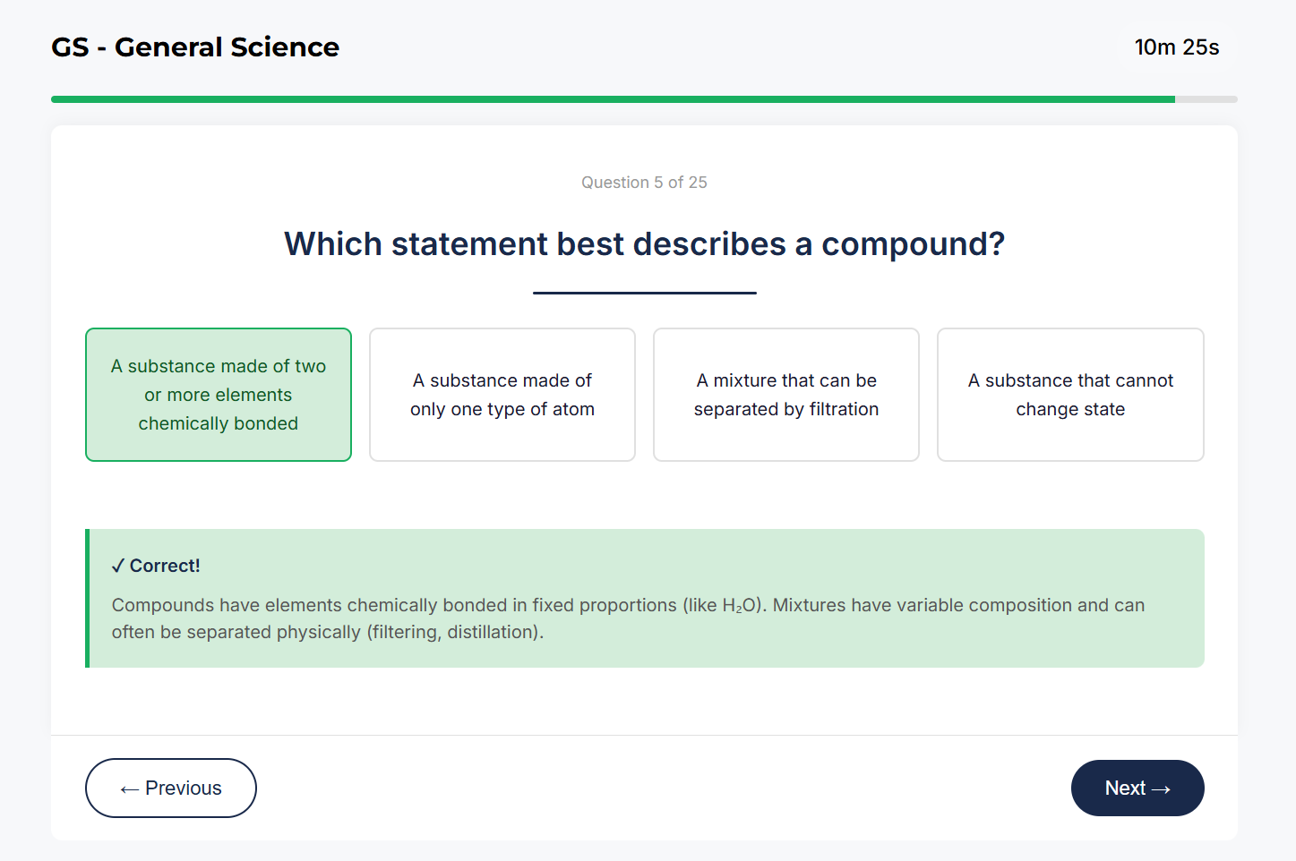 ASVAB General Science sample question about food webs