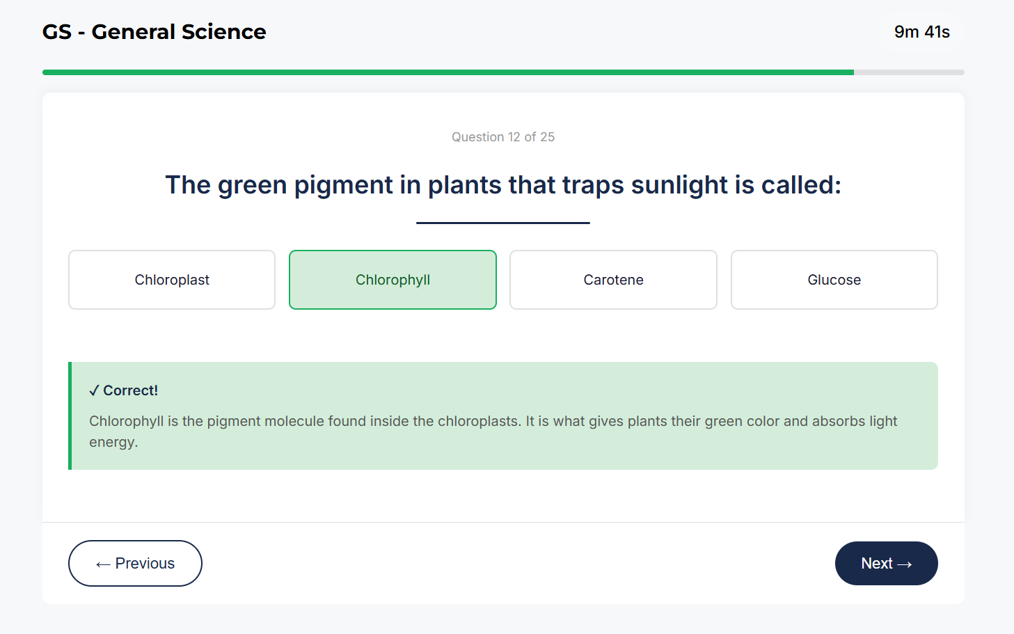 ASVAB General Science sample question about insulin production
