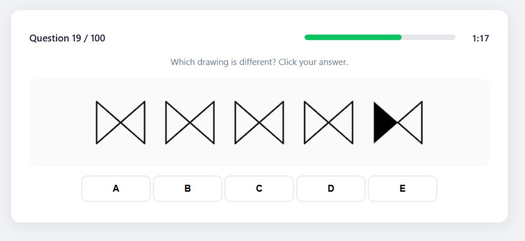 SIFT Simple Drawings training example question 19